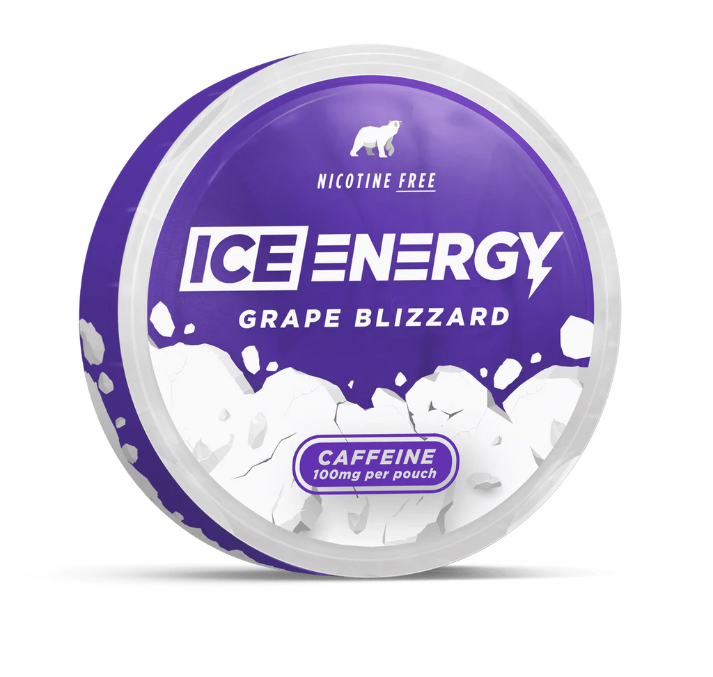 Ice Caffeine Pouch Grape Blizzard 100mg Cafeïne